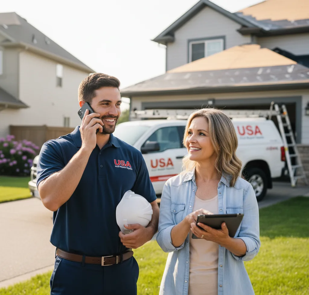 USA Roof Repair Experts customer support in Ranchester